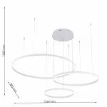 FL6036-3P Lustra Helix WH Flitz 138W 1350*800*1500 - img 3