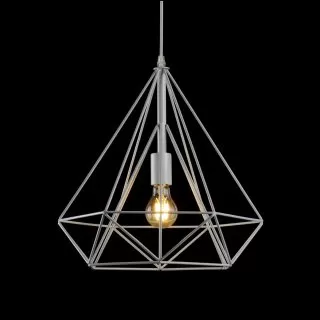 LP531-D40 Suspensie Rette White Lampardi 1x60w E27/ H43-110cm D40cm