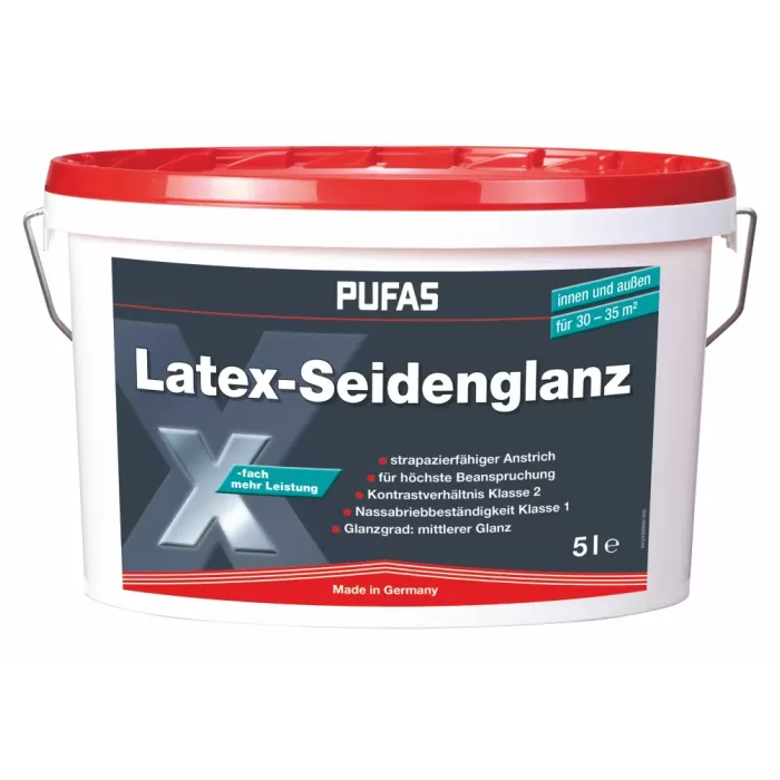 Vopsea Art. 12102 Latex Seidenglanz ELF 5L, alba-semi-lucios - img 1