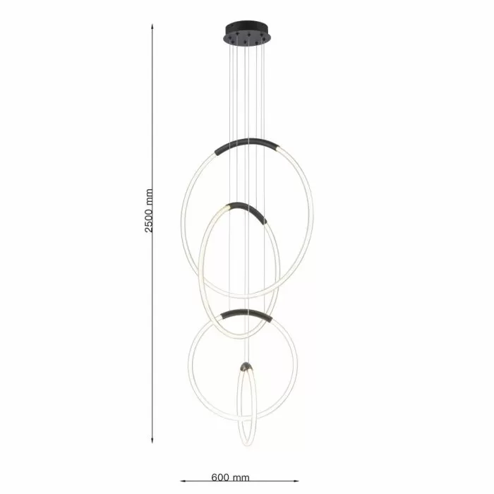 LP5209-4P Lustra Circus Lampardi 2.4G dimming - img 3