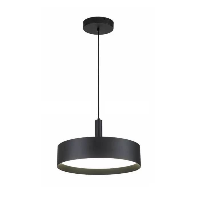 LP656-P D45 Lustra Modo Black Lampardi 1x40w LED/H40-160cm D45cm - img 1