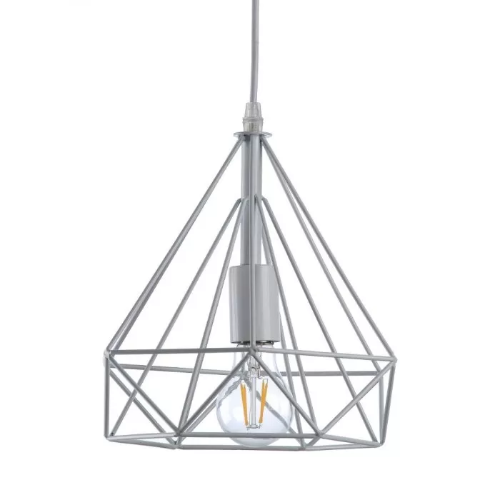 LP531-D25 Suspensie Rette White Lampardi 1x60w E27/ H30-110cm D25cm - img 2