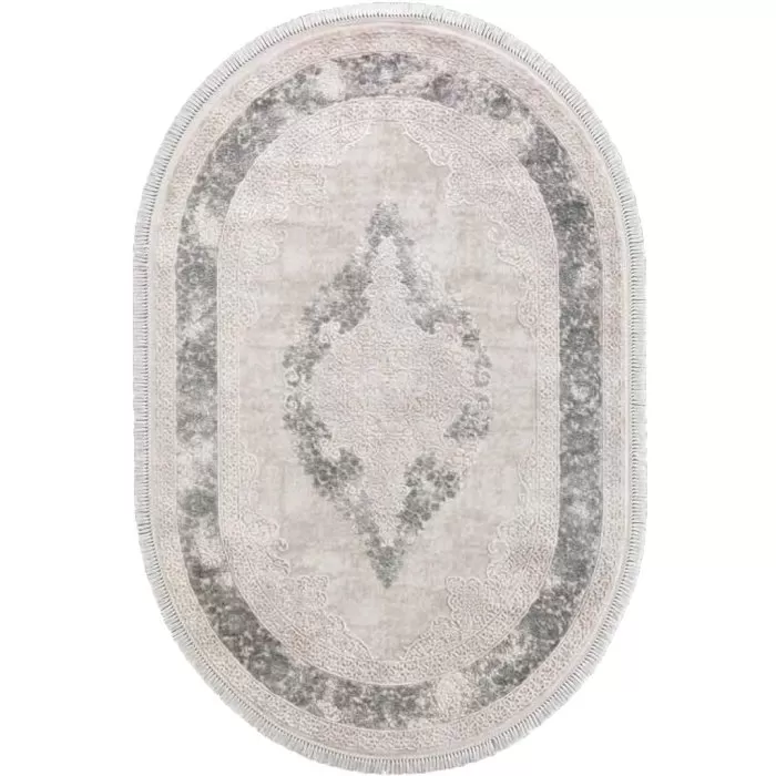 1716A_A1434 Grey Covor Aysil 160 x 230_Oval - img 1