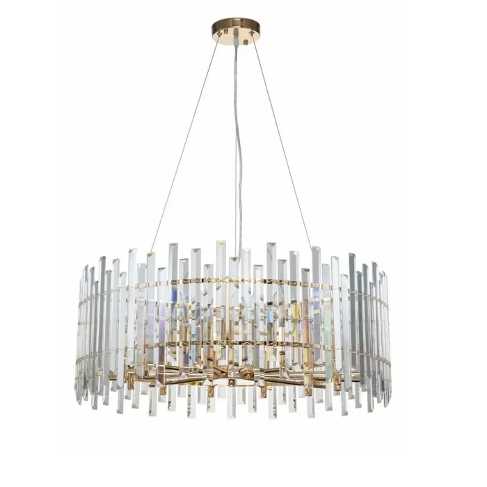 CLN169-D72 Lustra Deluxe Cellini 12x40w E14/H50-120cm D72cm - img 4