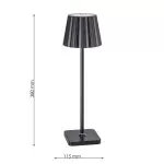 FL958-1T Veioza Tovo Flitz BK LED1.2-1.7W - img 3