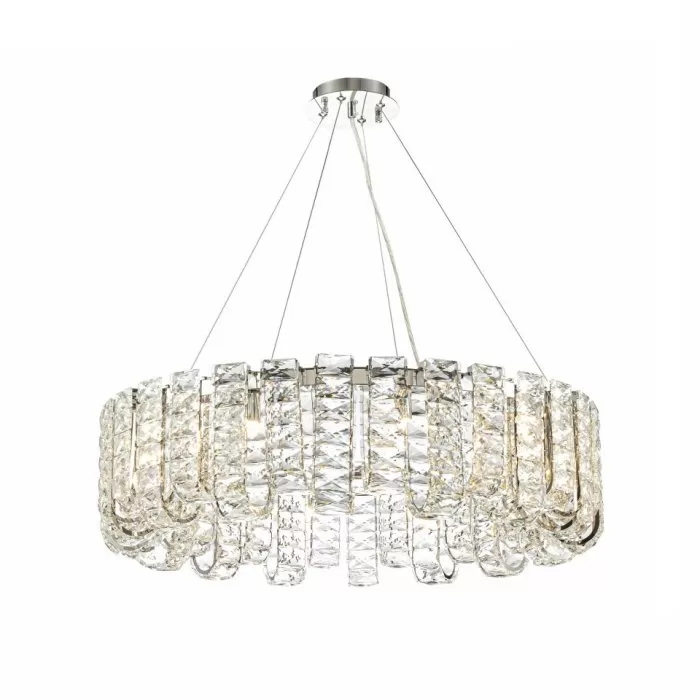 CLN128-D70 Lustra MONARCA Cellini chrome - img 1