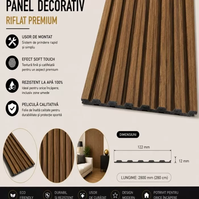 IDW971-23T-H280 Panou duropolimer 122*12*2800mm (19 buc-1 cutie) - img 3