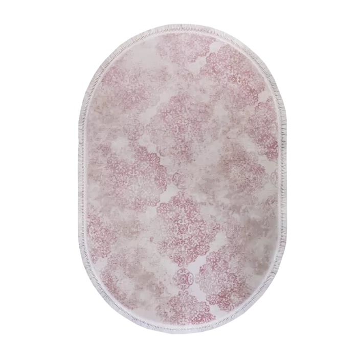 2820B_A1381 Pink/ Bej Covor Aysil 160 x 230_Oval - img 1