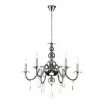 LP155-6 Lustra Bulbo Lampardi 6x40w E14/H77-120cm D77cm - img 1