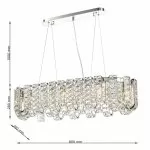 CLN128-L85 Lustra MONARCA Cellini chrome - img 3