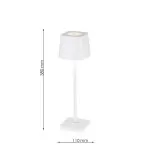 FL959-1T Veioza Tovo Flitz WH LED1.2-1.7W - img 3