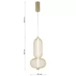 LP5263-1P Lustra Meshka Lampardi D190*390+1000MM/30W/4000K - img 3