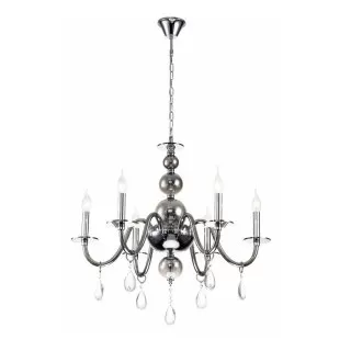 LP155-6 Lustra Bulbo Lampardi 6x40w E14/H77-120cm D77cm