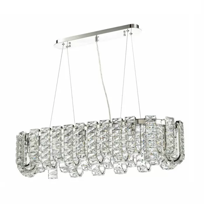 CLN128-L85 Lustra MONARCA Cellini chrome - img 4