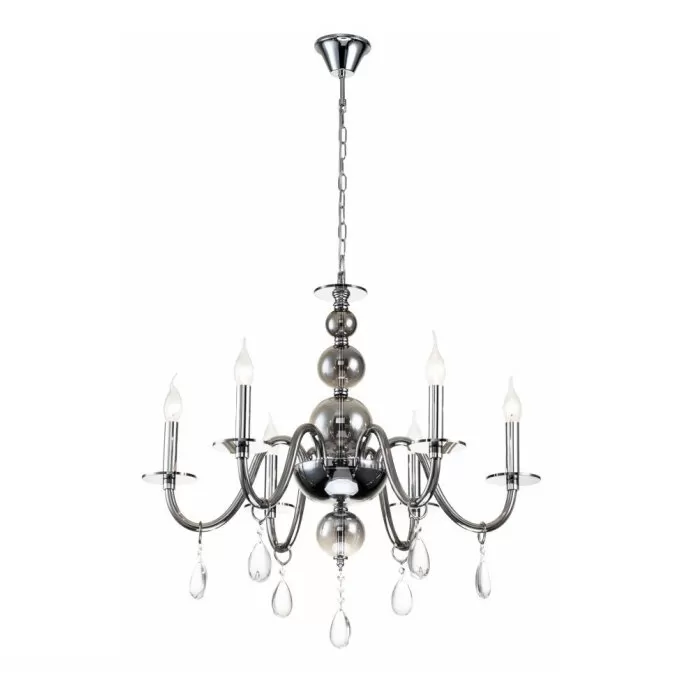 LP155-6 Lustra Bulbo Lampardi 6x40w E14/H77-120cm D77cm - img 1