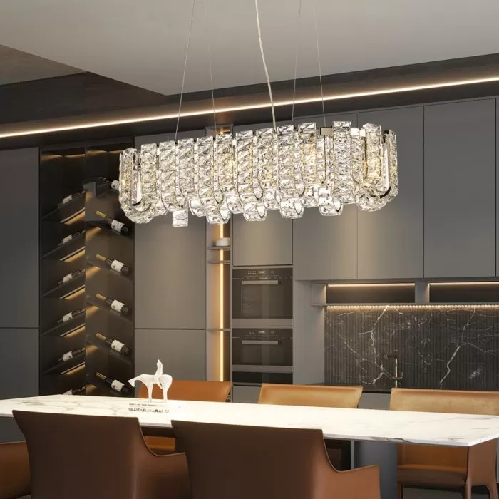 CLN128-L85 Lustra MONARCA Cellini chrome - img 2