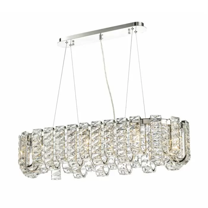 CLN128-L85 Lustra MONARCA Cellini chrome - img 1
