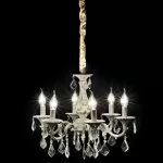 LP242-6 Lustra Athena Lampardi 6x40w E14/ H45-95cm D54cm - img 2