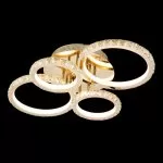 FL603-4C Lustra Crystal Gold Flitz  - img 2