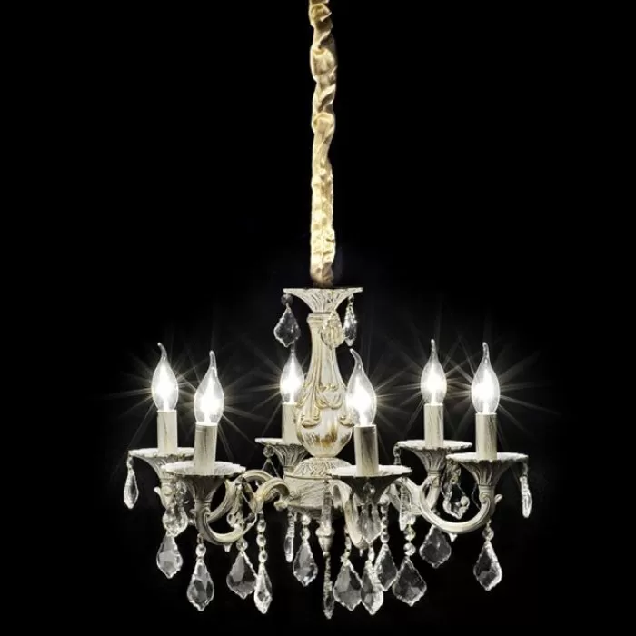 LP242-6 Lustra Athena Lampardi 6x40w E14/ H45-95cm D54cm - img 2