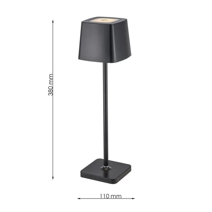 FL960-1T Veioza Tovo Flitz BK LED1.2-1.7W - img 3
