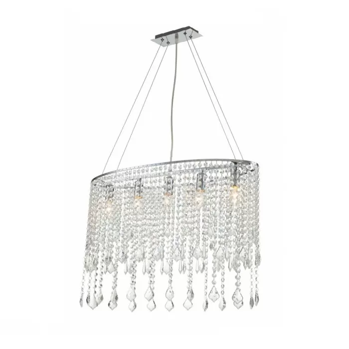 LP483-L65 Suspensie Rain Lampardi 5x40w E14/H60-120 D65cm - img 4