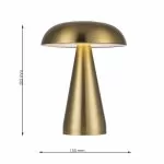 FL961-1T Veioza Tovo Flitz Brass LED 3W - img 3