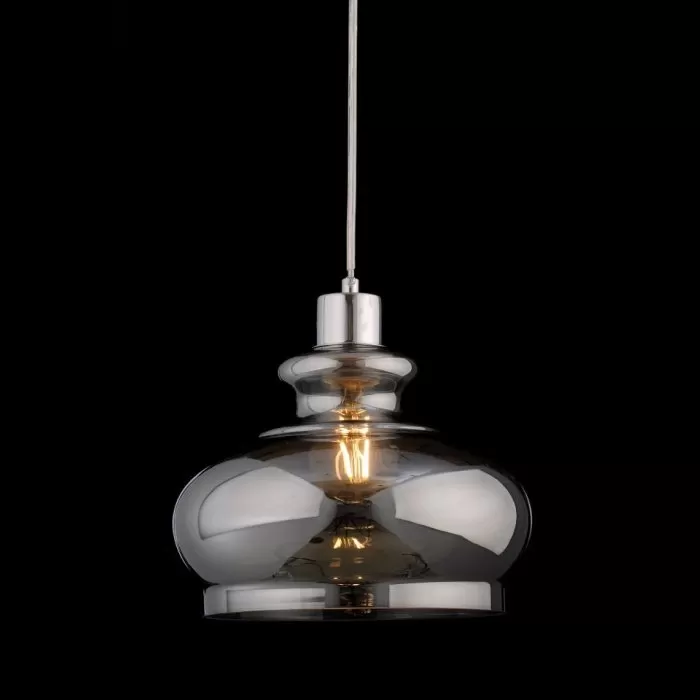 LP533 Suspensie Gatsby Smoky Lampardi 1x60w E27/ H26-110cm D24cm - img 3