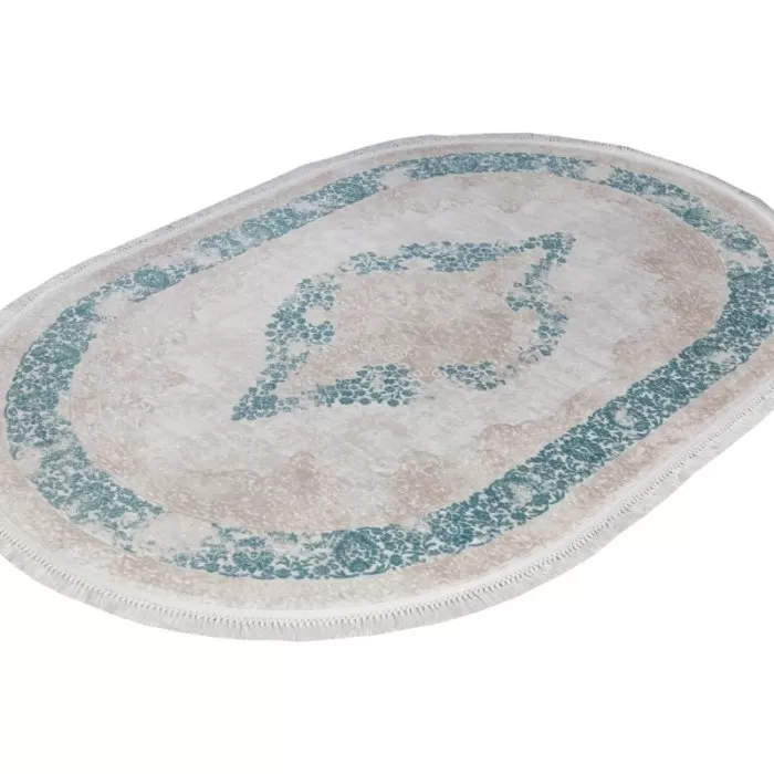 1716A_A1332 Blue Covor Aysil 200 x 290_Oval - img 2