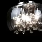 LP271-5 Suspensie Waterfall Lampardi 5x40w E14/ H30-120cm D40cm - img 3