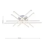 FL6010-C Lustra Wave WH Flitz 108.3W700x620x125 - img 3
