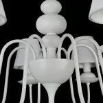 LP272-6 Lustra Blanca Lampardi 6x40w E14/ H74-130cm D76cm - img 7