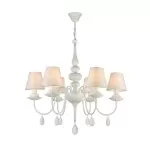 LP272-6 Lustra Blanca Lampardi 6x40w E14/ H74-130cm D76cm - img 1