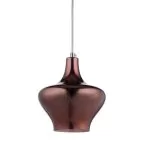 LP535 Suspensie Gatsby Coffe Lampardi 1x60w E27/ H26-110cm D20cm - img 1