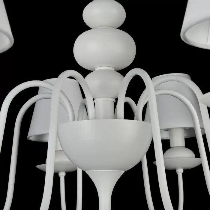 LP272-6 Lustra Blanca Lampardi 6x40w E14/ H74-130cm D76cm - img 7
