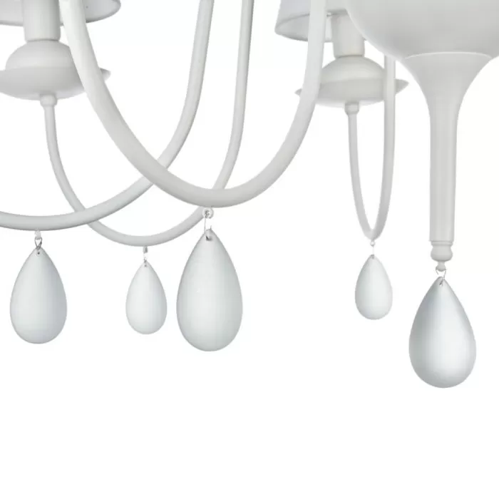 LP272-6 Lustra Blanca Lampardi 6x40w E14/ H74-130cm D76cm - img 6