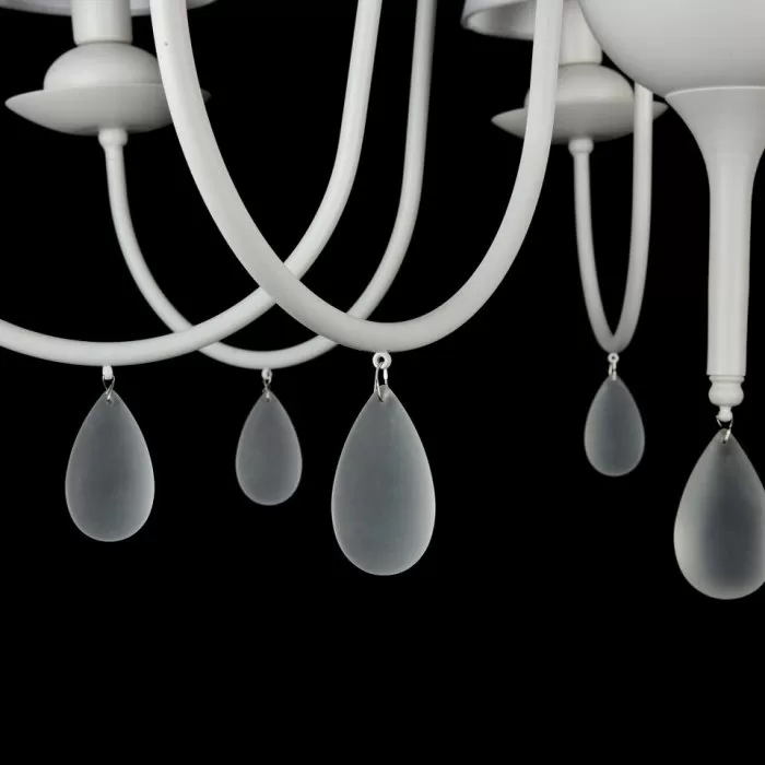 LP272-6 Lustra Blanca Lampardi 6x40w E14/ H74-130cm D76cm - img 5