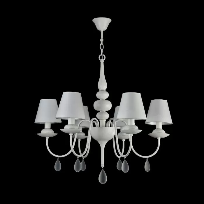 LP272-6 Lustra Blanca Lampardi 6x40w E14/ H74-130cm D76cm - img 3