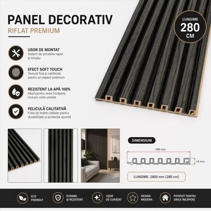 IDR148X14-L08 Lamele bambus reflaj 148*14*2800mm 		 - img 3