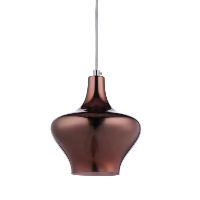 LP535 Suspensie Gatsby Coffe Lampardi 1x60w E27/ H26-110cm D20cm - img 1