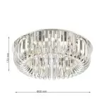 CLN131-D60C Lustra CARV Cellini chrome - img 3