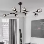 FL6545-L105 Lustra Cord Flitz Black metal+Smoky glass - img 2