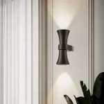 LP5247-2W Aplica Torin Lampardi 90*70*150MM/GU10*2 bk - img 2