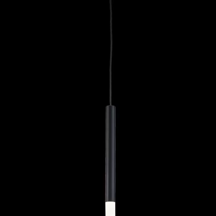 LP570-1P Suspensie Iceberg Black Lampardi 1x3w LED/ H35-95cm D3cm - img 2