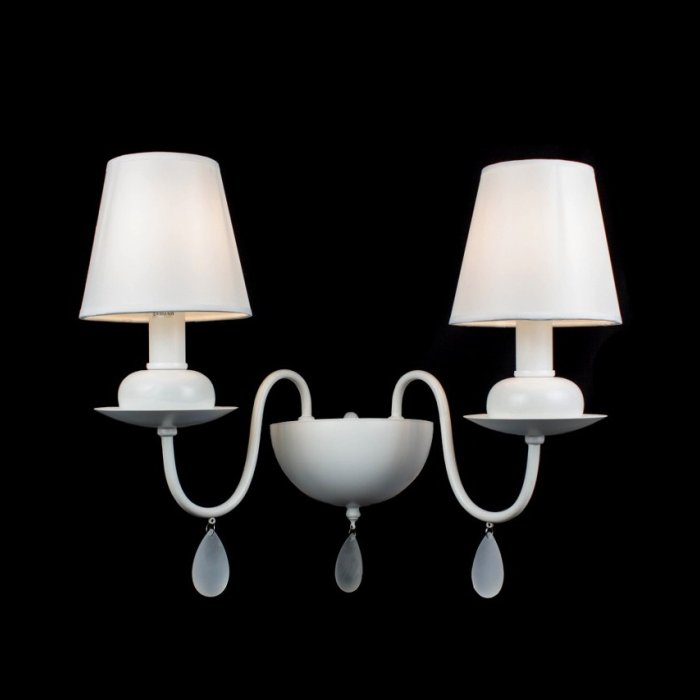 LP272-2W Aplica Blanca Lampardi 2x40w E14/ H36cm D40cm - img 1