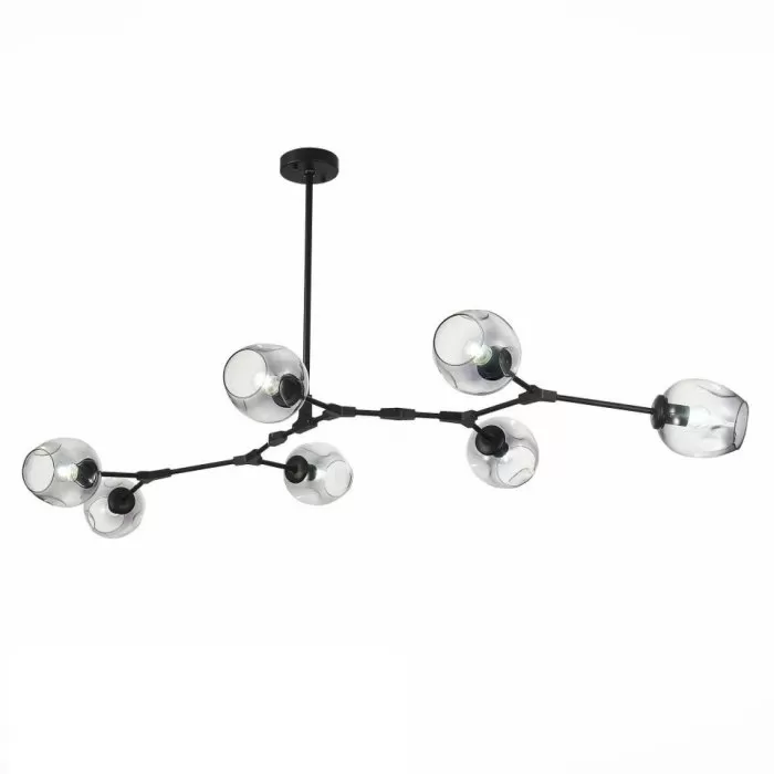 FL6545-L105 Lustra Cord Flitz Black metal+Smoky glass - img 1