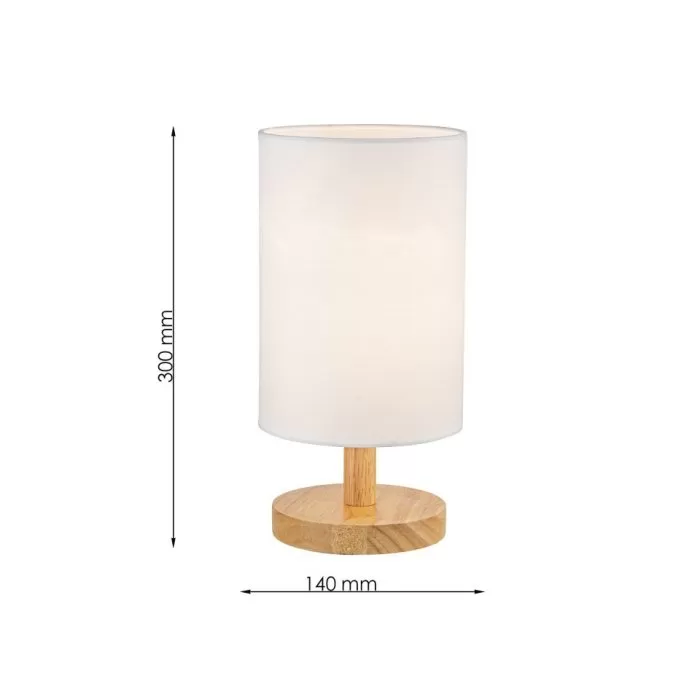 FL965-1T Veioza Solin Flitz Wh fabric E27 - img 3