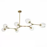FL6546-L105 Lustra Cord Flitz Golden  metal+amber glass - img 3