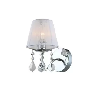 LP273-1W Aplica Cornelia White Lampardi 1x40w E14/ H25cm D14cm