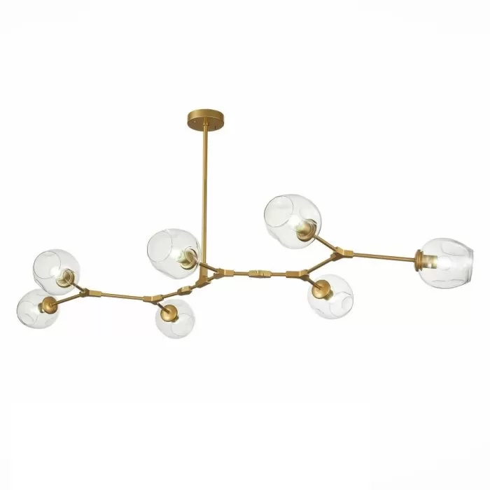FL6546-L105 Lustra Cord Flitz Golden  metal+amber glass - img 3